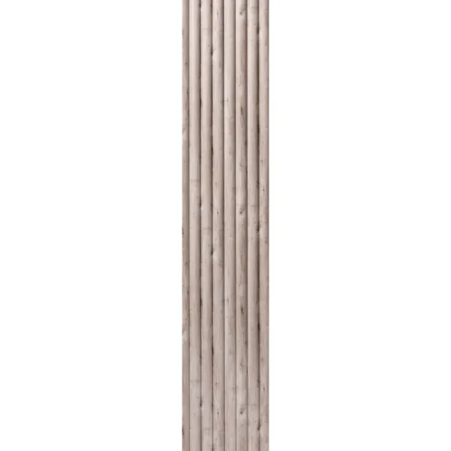 Trepanel Aqua 3D® Waterproof Grey Wood Effect Fluted Wall Panel 3 Pack (Covers 1.80 SQM)