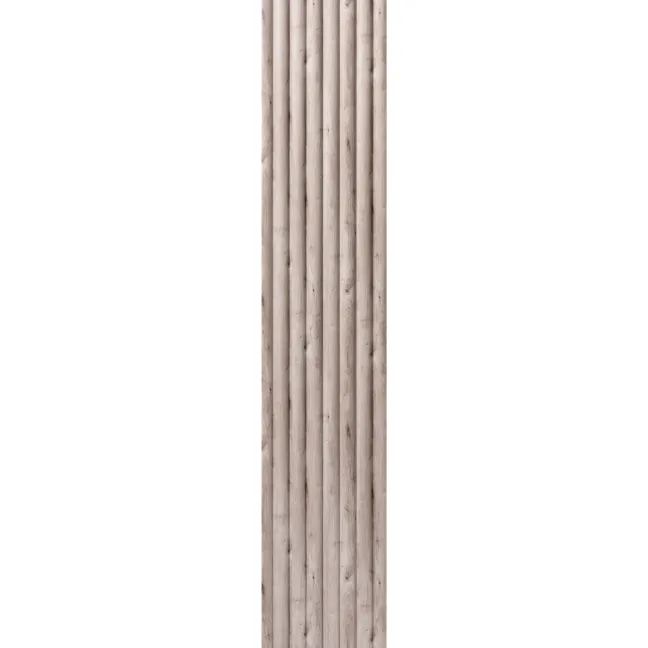 Trepanel Aqua 3D® Waterproof Grey Wood Effect Fluted Wall Panel 3 Pack (Covers 1.80 SQM)