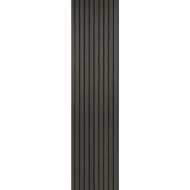 Trepanel® Noir Black Wide Slat Acoustic Wood Wall Panels