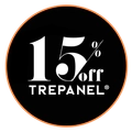 Trepanel XL® 3m Noir Black Wide Acoustic Wood Slat Panels