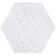 Souk Patchwork Hexagon Grey Patterned Matt Wall and Floor Tiles