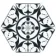 Kendal Hexagon Black Satin Pattern Wall and Floor Tiles