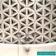 Contour Shadow Black and White Hexagon Patterned Floor Tiles