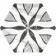 Bardiglio Hexagon Matt Pattern Wall and Floor Tiles
