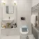 Marvel White Satin Small Plain Wall Tiles