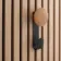 Trepanel Customise® Wooden Hanger Natural Vertical Metal Hook