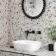 Flecks Matt Grey Terrazzo Effect Wall and Floor Tiles