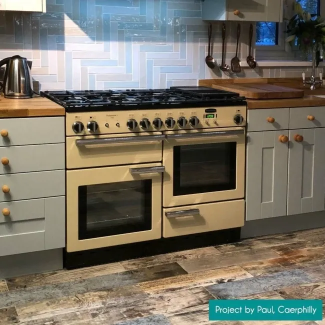 Handcrafted Azure Blue Gloss Metro Wall Tiles