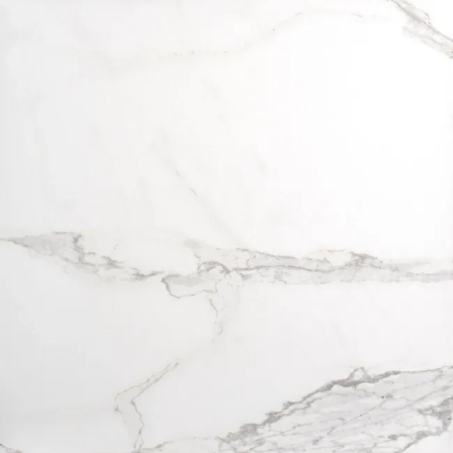 Cappella White Gloss Marble Effect 600x600 Wall and Floor Tiles