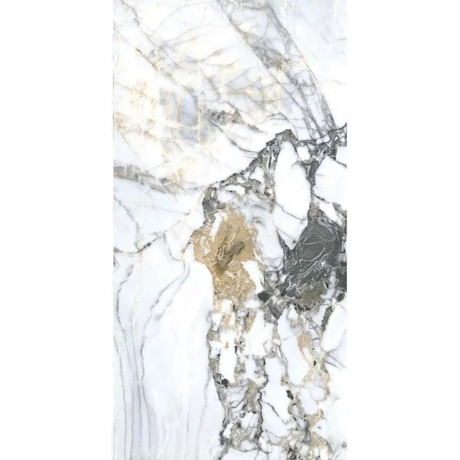 Deluxe White Beauty Polished Marble Effect Wall and Floor Tiles