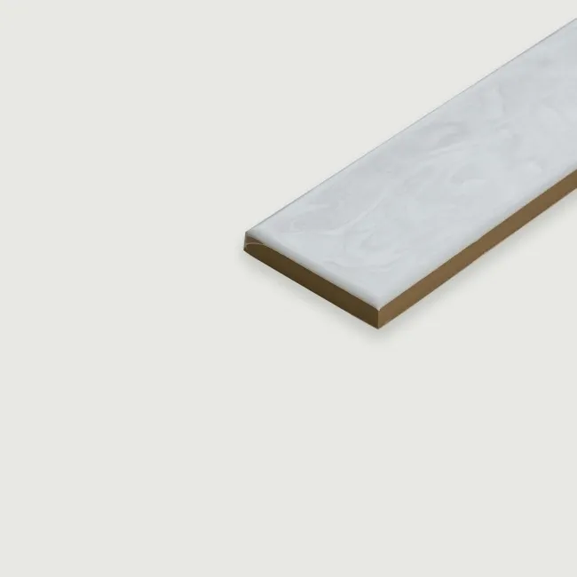 Hamlet White Gloss Brick Wall and Floor Tiles