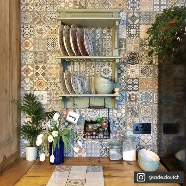 Maalem Decor Matt Tiles Meknes Tiles 442x442x10mm Tiles