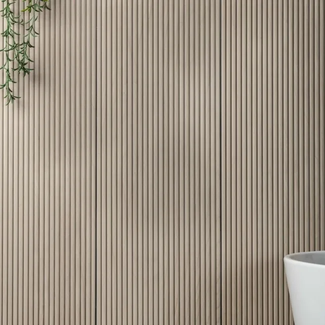 Contour Beige Maple Wood Slat Effect Wall Tiles