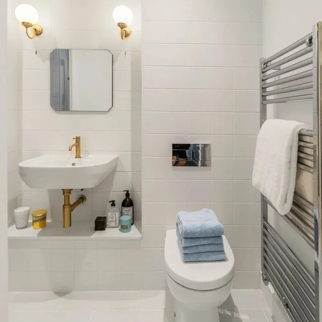 Marvel White Satin Small Plain Wall Tiles
