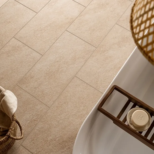 Oasis Haven Matt Beige Stone Effect Wall And Floor Tiles