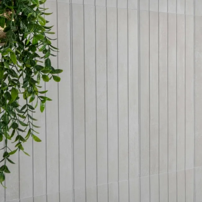 Genoa White Matt Decor Concrete Effect Wall Tiles