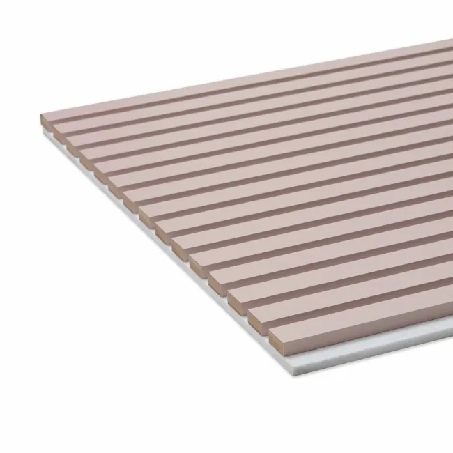Trepanel Design® Pastel Pink on White Felt Acoustic Wall Panels
