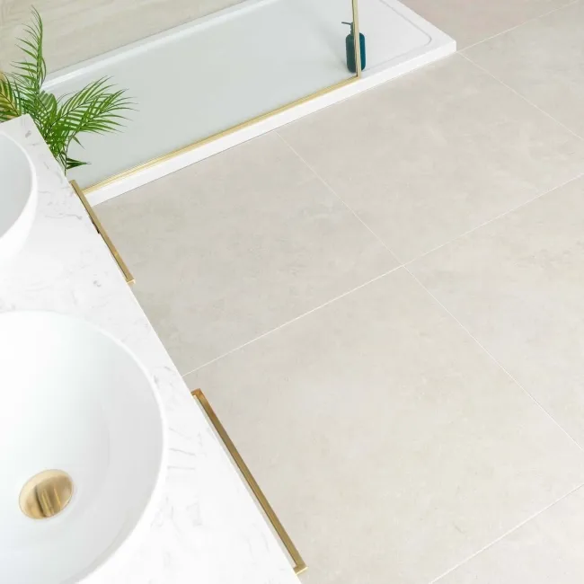 Vesta Cream Matt Travertine Effect Wall and Floor Tiles