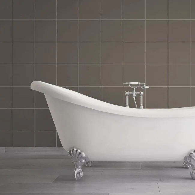 Marvel Matt Gravel Dark Grey Plain Wall Tiles