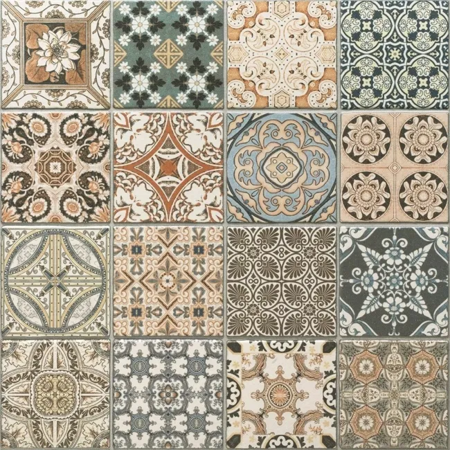 Maalem Decor Matt Tiles Meknes Tiles 442x442x10mm Tiles
