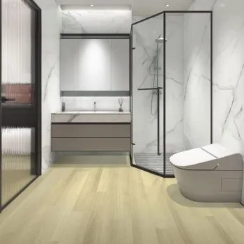 Light Oak Wood Effect Plank SPC Flooring