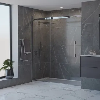 Trepanel Aqua Luxe® Grey Stone Effect Matt SPC Wall Panel 4 Pack (Covers 2.80 SQM)