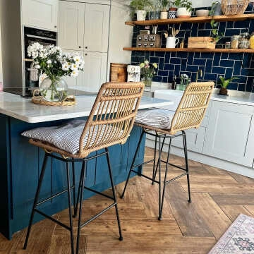 Bond Ceramic Street Blue Gloss Metro  Tiles