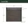 LuxeLine® Classic Straight Top Moroccan Design Screen with Light Grey Composite Fence Panels & Aluminium Post 180cm