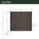 LuxeLine® Teak Composite Fence Panel with Buried Aluminium Post 6ft
