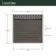 LuxeLine Composite Fence Panel Dark Grey - Jungle Decorative Screen for Own Post