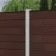 LuxeLine® Walnut Composite Fence Panel for Own Post 6ft