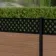 LuxeLine Composite Fence Panel Teak 3ft High - Lattice Decorative Screen with Aluminium Post
