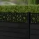 LuxeLine Composite Fence Panel Black 3ft High - Moroccan Decorative Screen with Aluminium Post