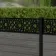 LuxeLine Composite Fence Panel Light Grey 3ft High - Moroccan Decorative Screen with Aluminium Post
