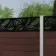 LuxeLine Composite Fence Panel Walnut - Jungle Decorative Screen for Own Post