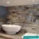 Rustic Blue Reclaimed Wood Effect Porcelain Floor Tiles