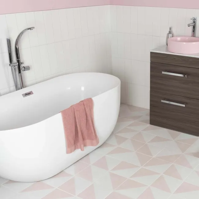 Linear Matt White Brick Tiles