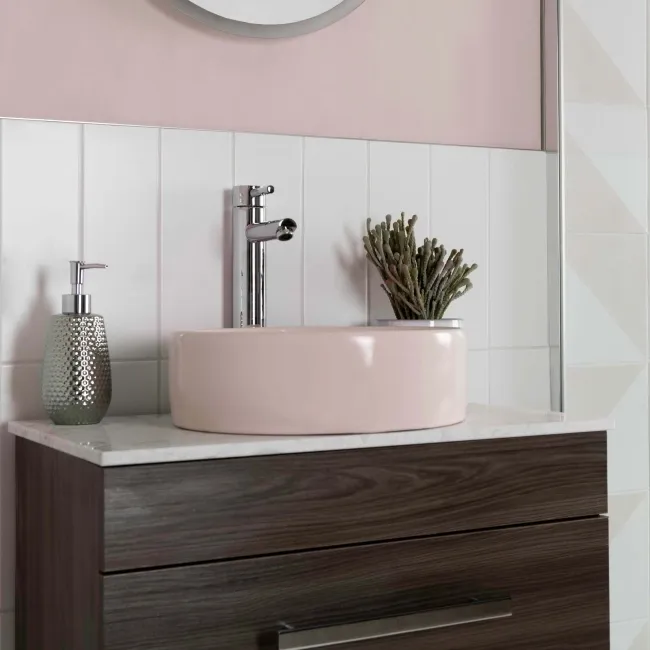 Linear Matt White Brick Tiles