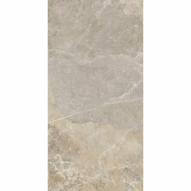 Jai Rustic Natural Grey Glazed Porcelain Slate Effect 1200x600 Tiles