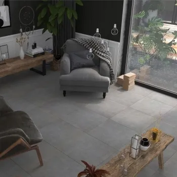 Molton Cemento Grey Concrete Effect Matt Wall and Floor Tiles
