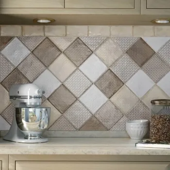 Chesham Cream Rustic Gloss Metro Wall Tiles 150x75