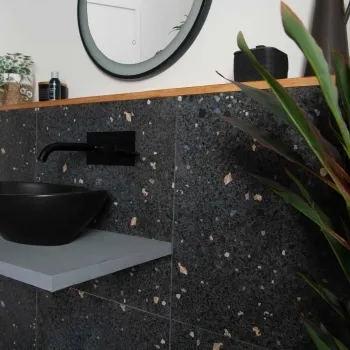 13.30 SQM Mars Black Terrazzo Matt Tiles
