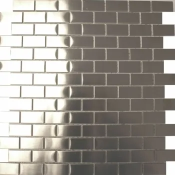 Brick Shaped Steel Mosaics Tiles Mosaic Tiles