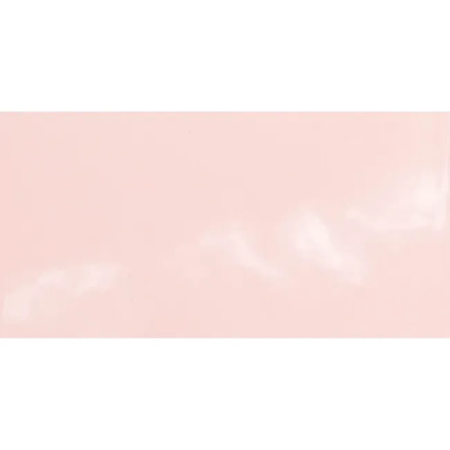 Monocolour Rico Pink Gloss Flat Metro Wall Tiles 200x100