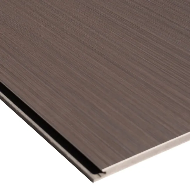 Trepanel Style® Grey Wood Effect Matt WPC Laminated Wall Panel