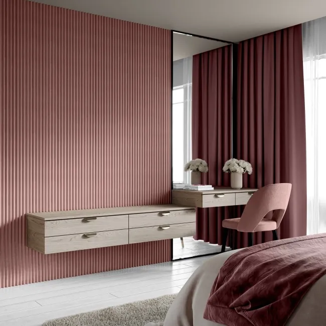 Trepanel Style® Paintable Reed Shape PS Wall Panel 3 Pack (Covers 1.80 SQM)