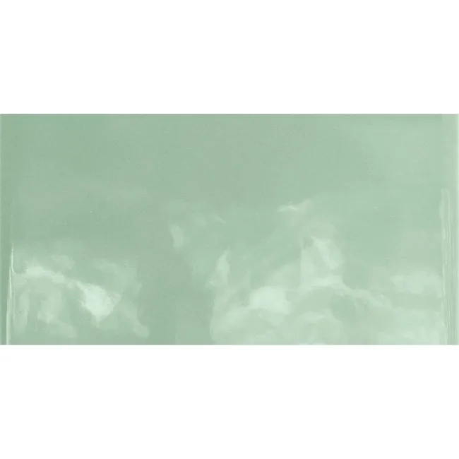 Monocolour Rico Green Gloss Flat Metro Wall Tiles 200x100