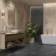 Devoke Dark Grey Matt Stone Effect Wall and Floor Tiles 597x597