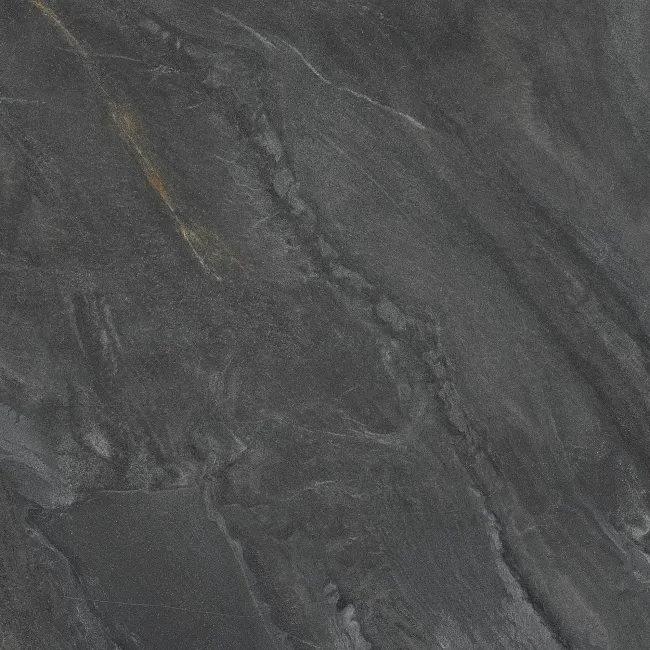 Devoke Dark Grey Matt Stone Effect Wall and Floor Tiles 597x597