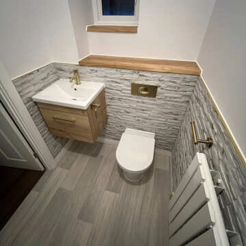 Raku White Ceramic Brick Effect Wall Tiles